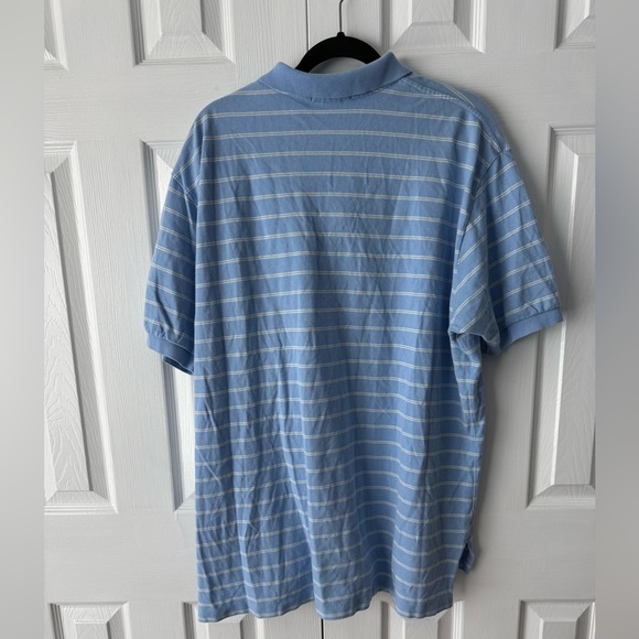 Polo Ralph Lauren Bundle of 2 Polo Shirts: Navy + Light Blue + White Striped XXL - Picture 5 of 9